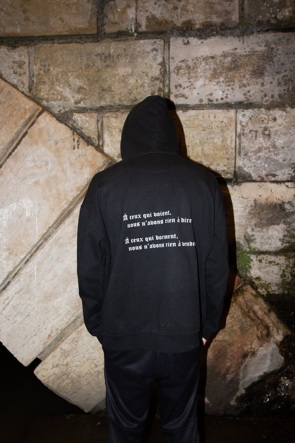 "À CEUX QUI VOIENT" | hoodie unisexe